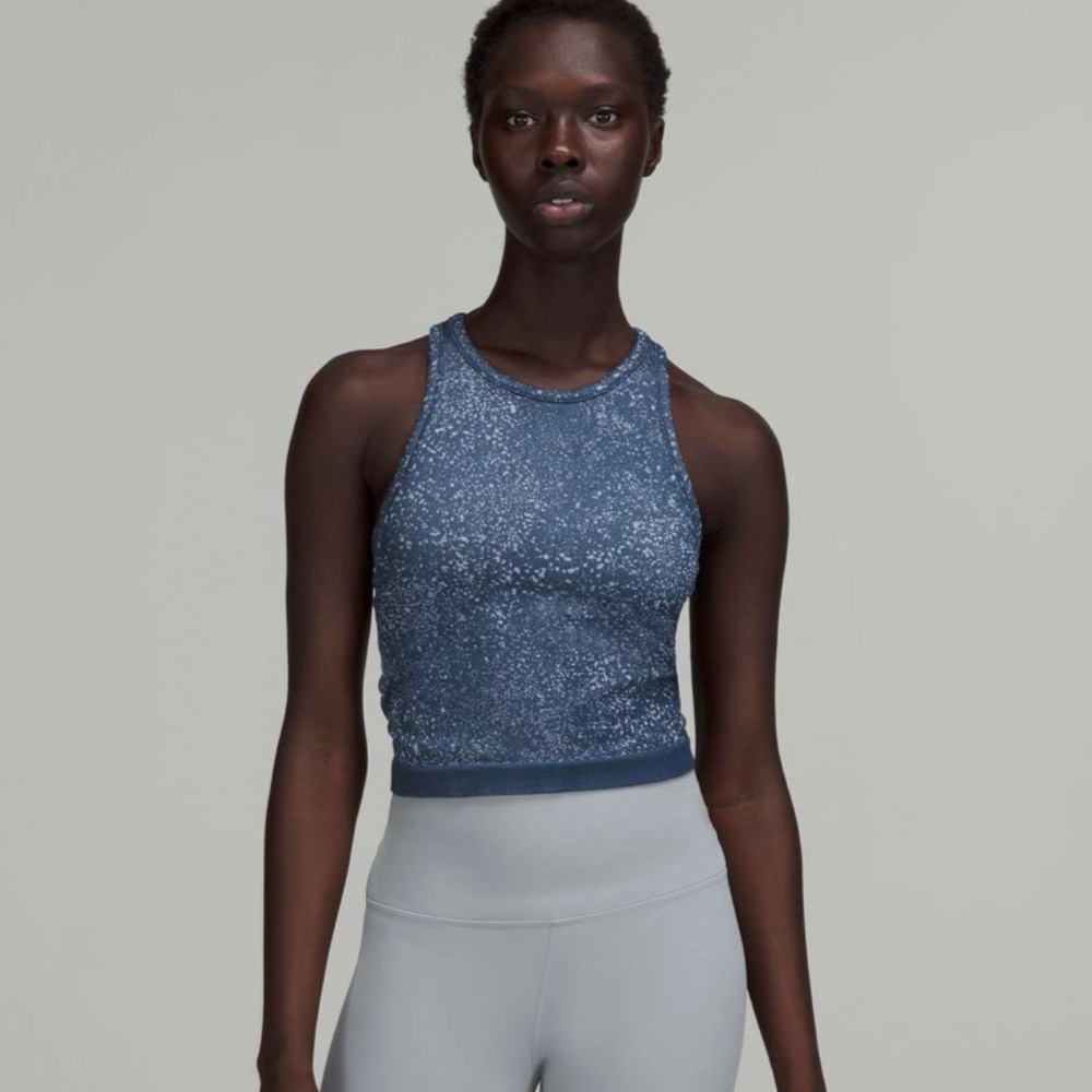 Lululemon Ebb to Street Cropped Racerback Tank Top